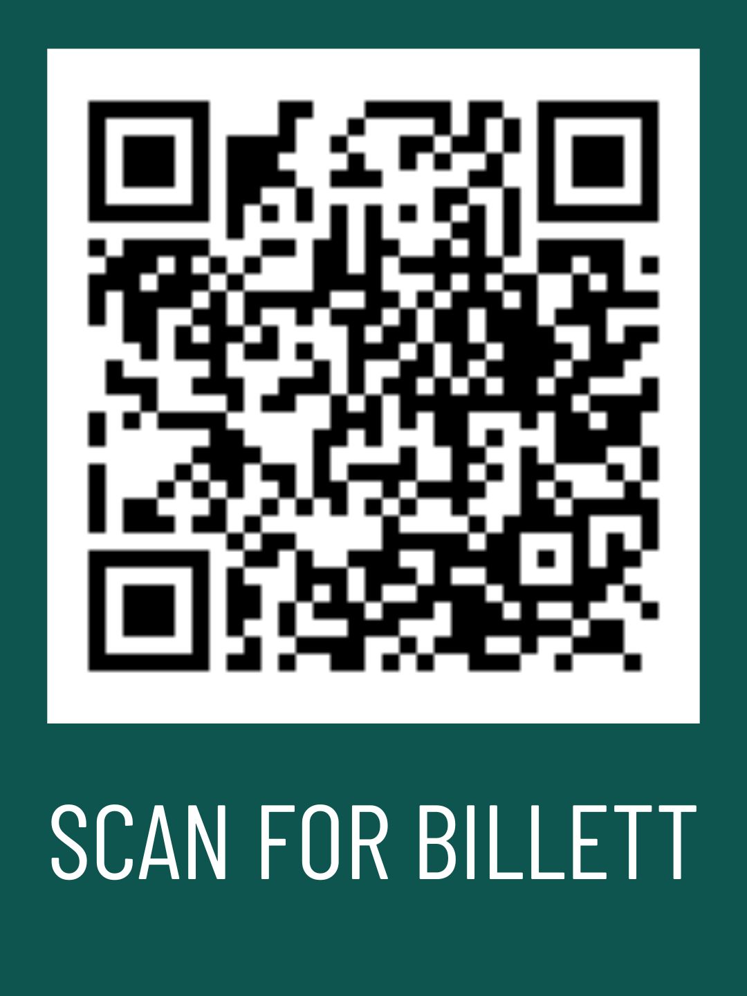 SCAN FOR BILLETT